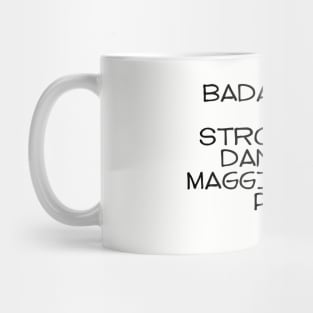 Sn Text black Mug